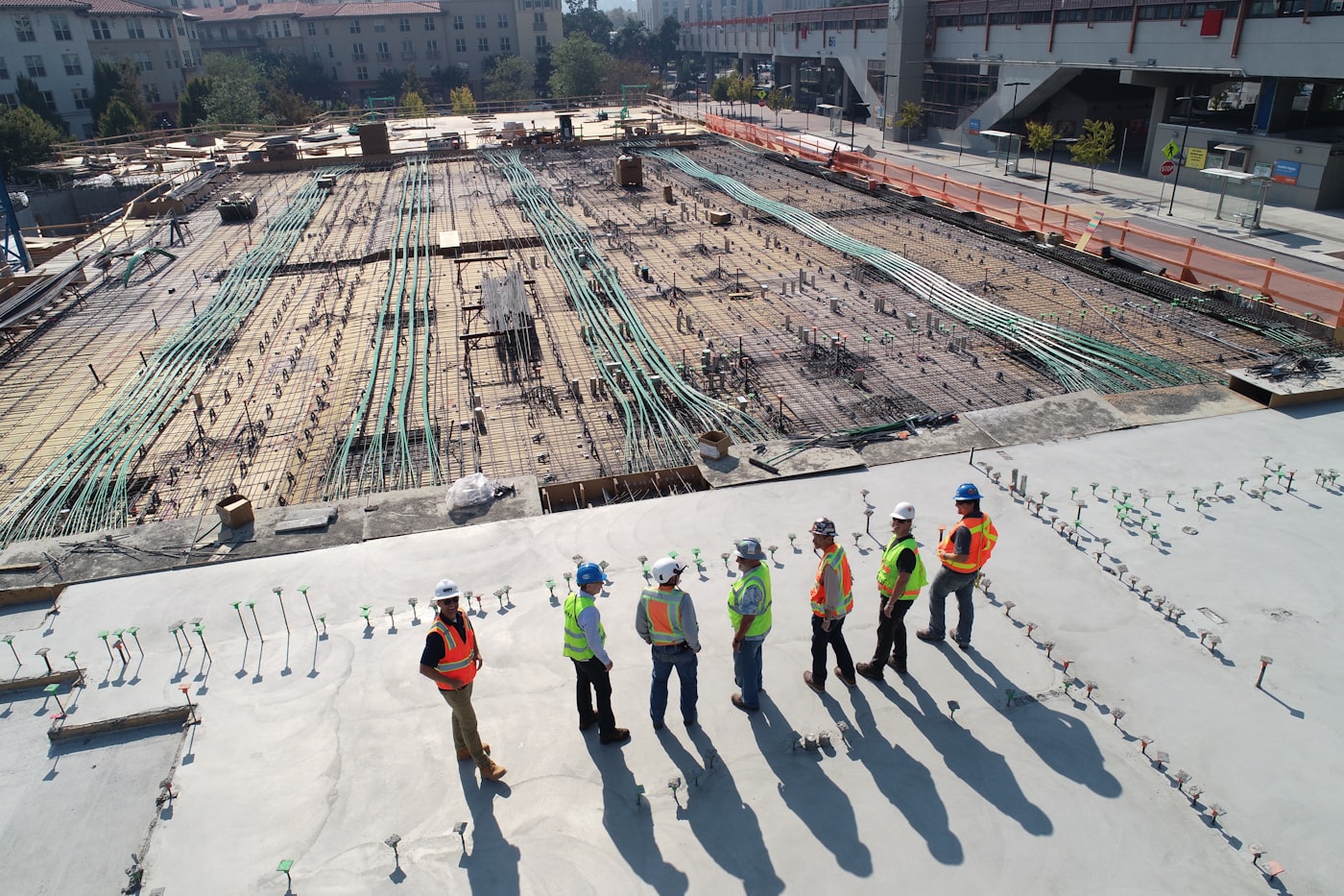 Construction site in Greater Manchester where Frameworks learners are placed